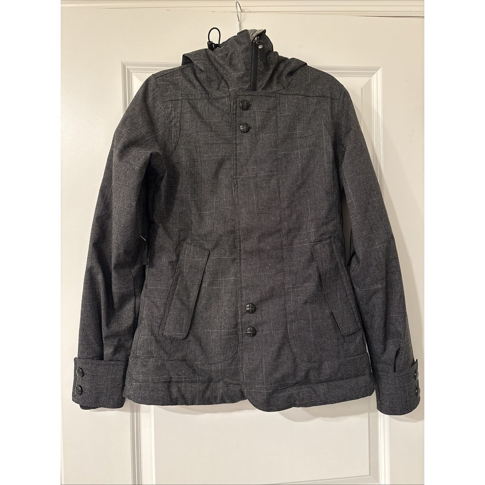 Burton Cool Flavors Dryride Women's‎ Dark Gray Hooded Jacket Size Extra Small XS